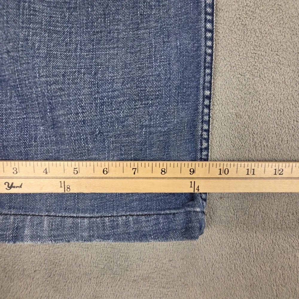 Diesel Jeans Mens 32x34 Blue Quratt Regular Straight Button Altered Hem 008BK